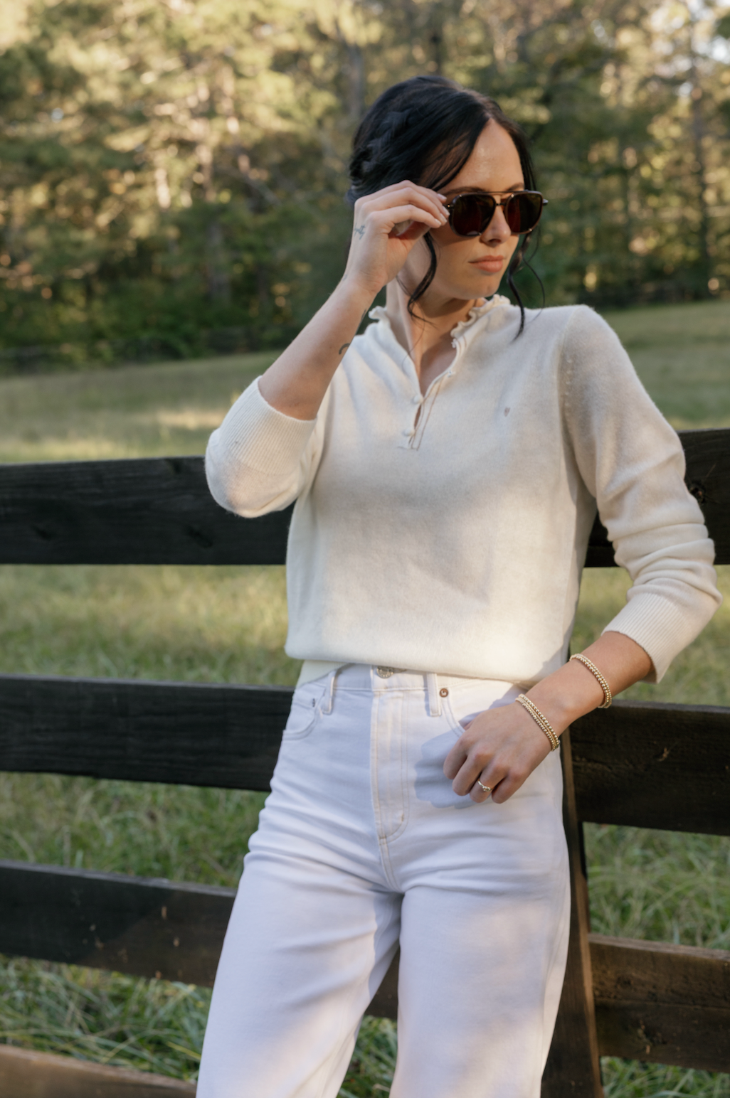AGOLDE | Ren Jean in White Wash
