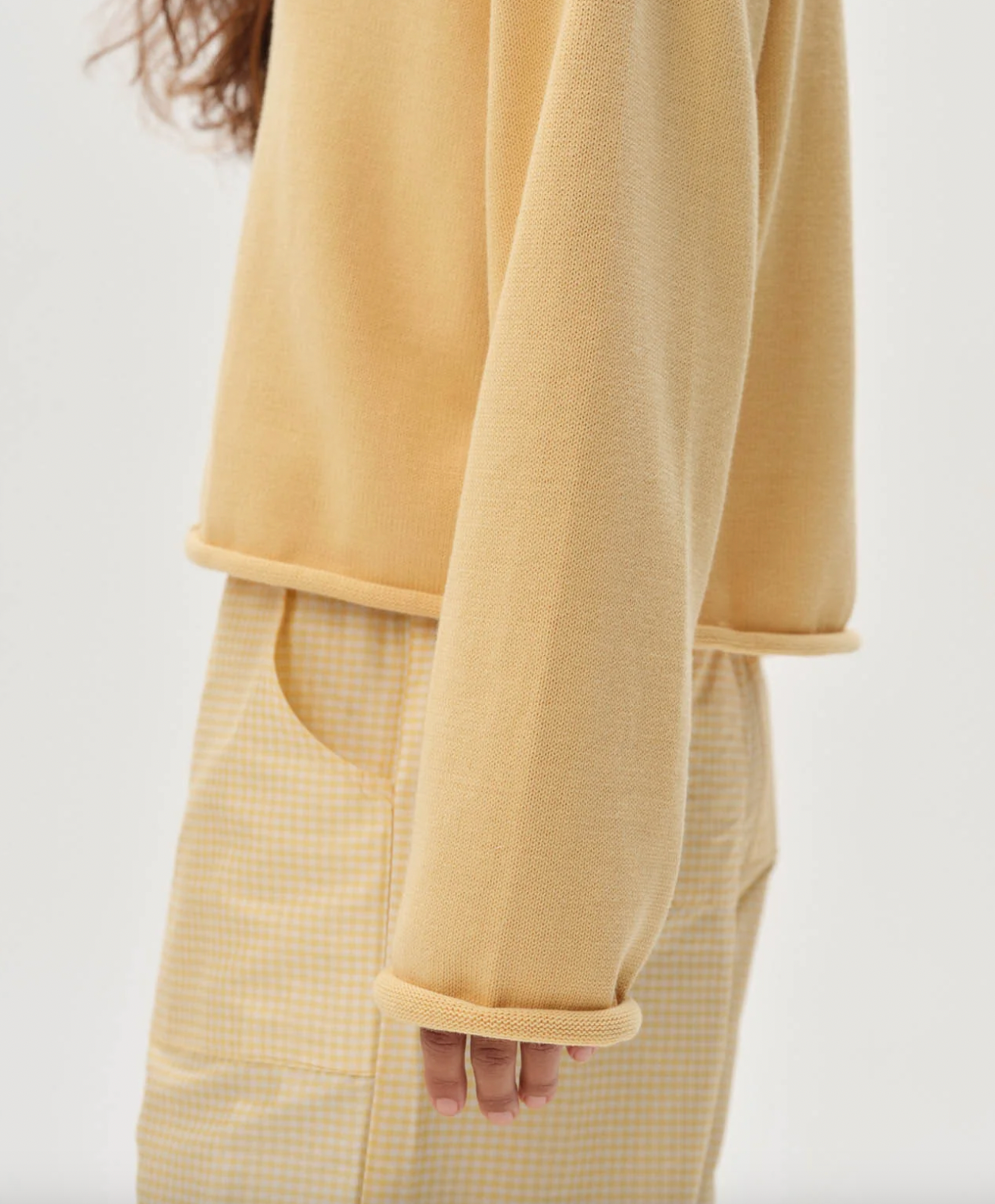 DONNI. | The Cotton Knit Roll Cardigan