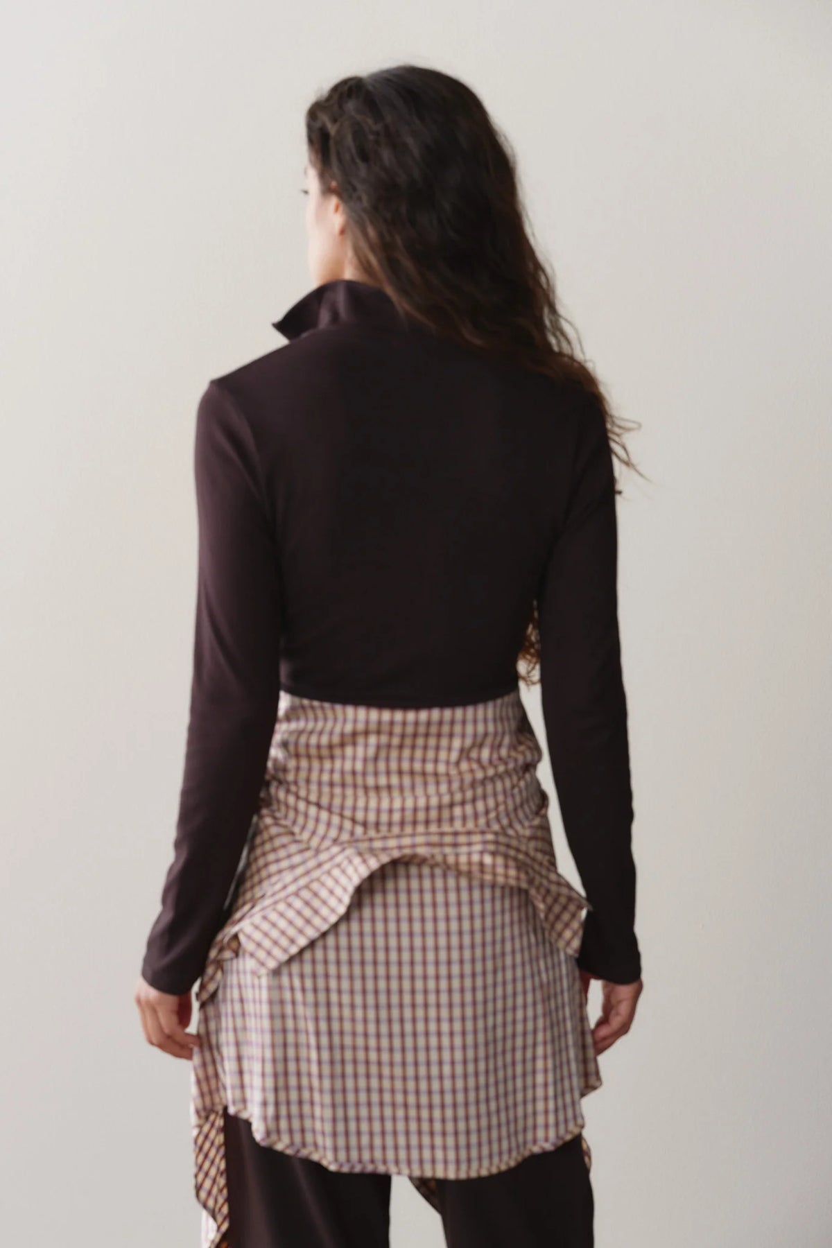 DONNI. | The Baby Rib Zip-Up in Espresso