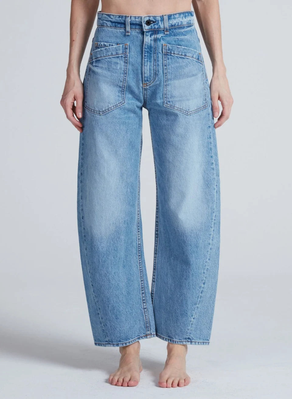 ASKK NY | Twisted Barrel Jean in Blondie
