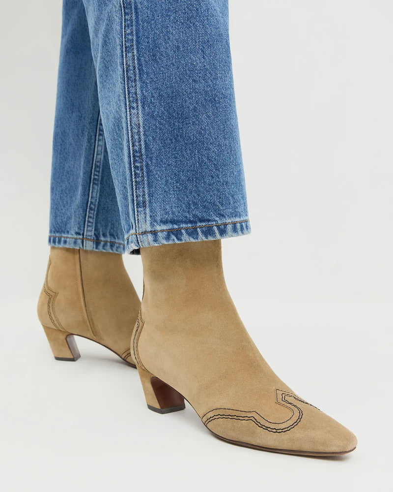 Loeffler Randall | Harlan Sand Suede Ankle Boot