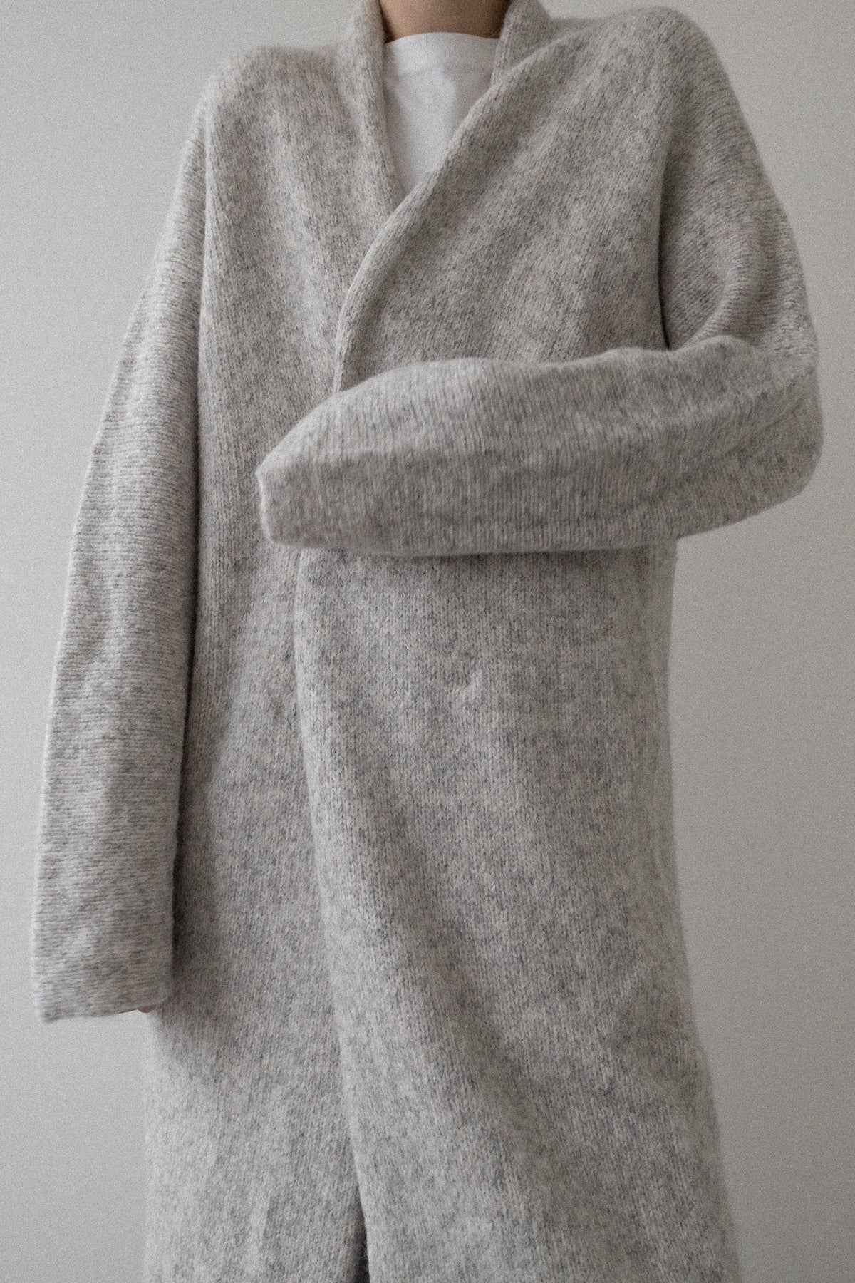 LAUDE | Heirloom Sweater Coat in Cloud