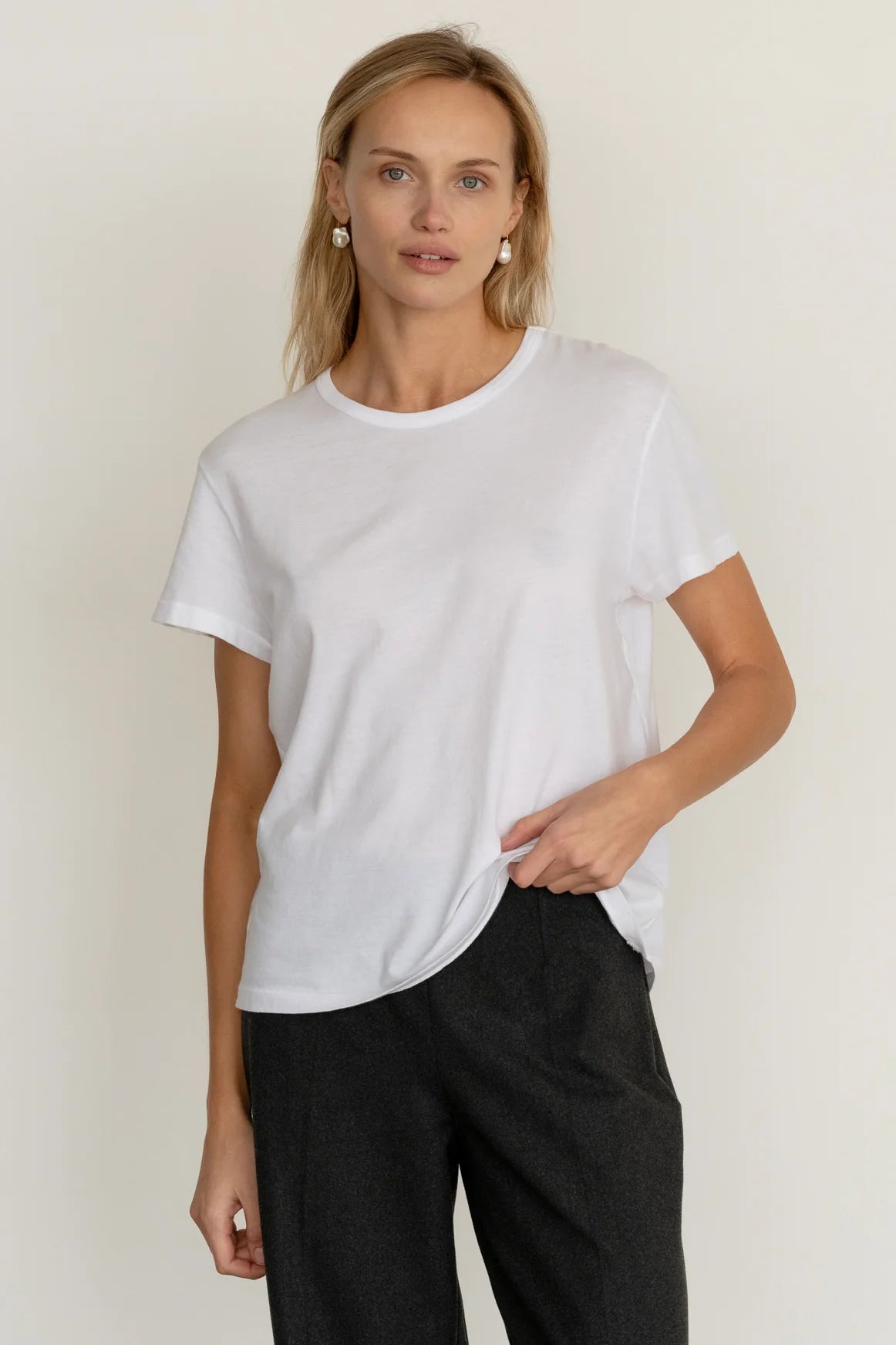 DONNI. | The Jersey Tee in Powder