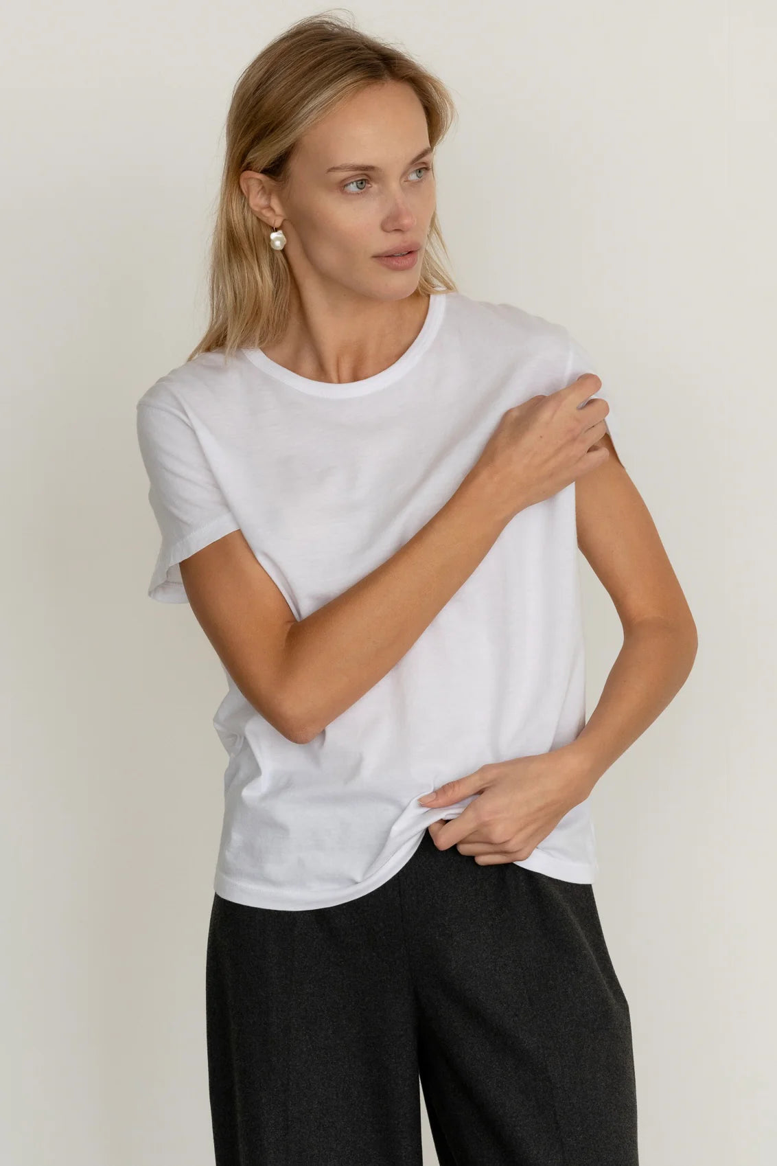 DONNI. | The Jersey Tee in Powder