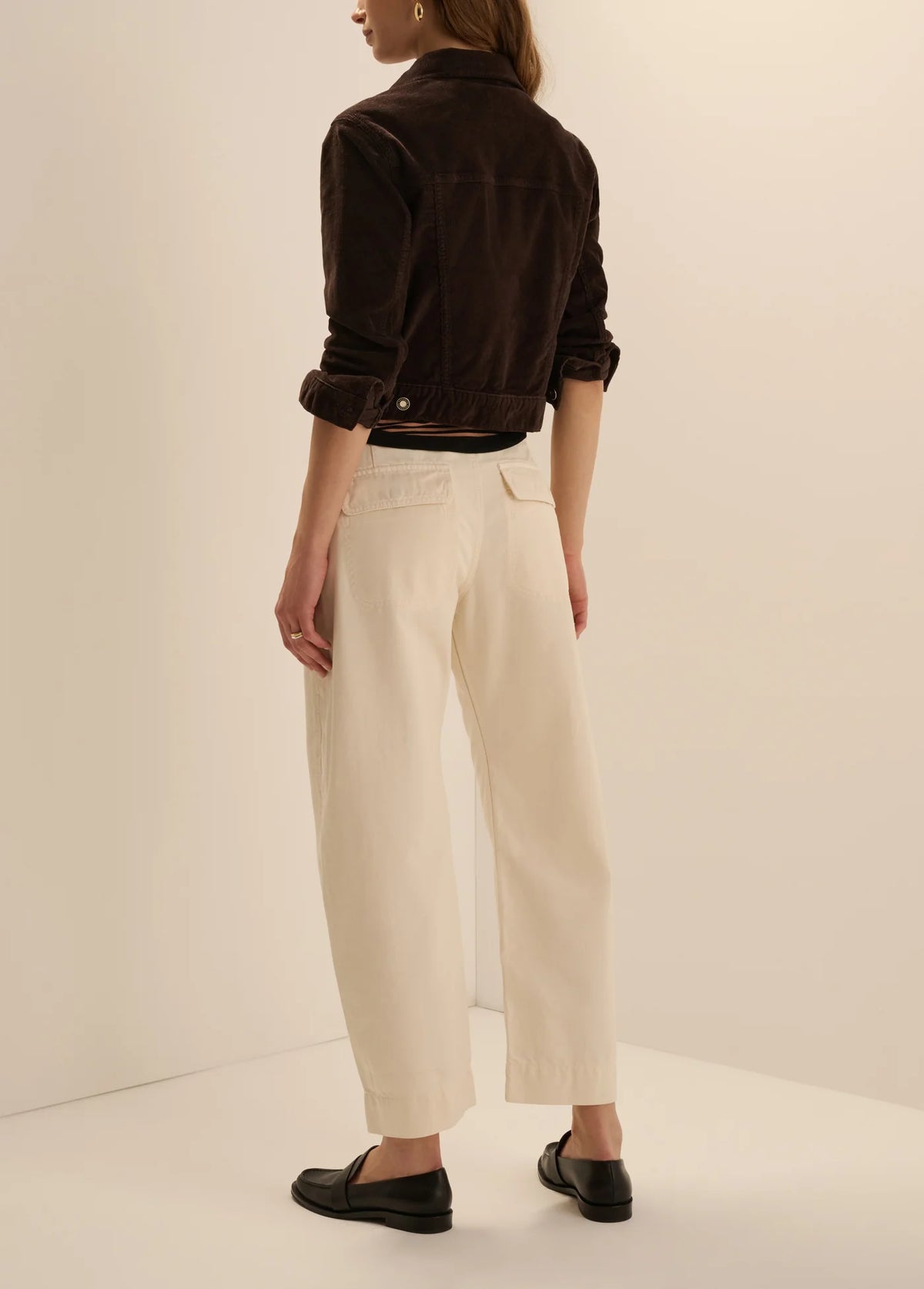 Favorite Daughter | The Cord Trucker Jacket in Espresso