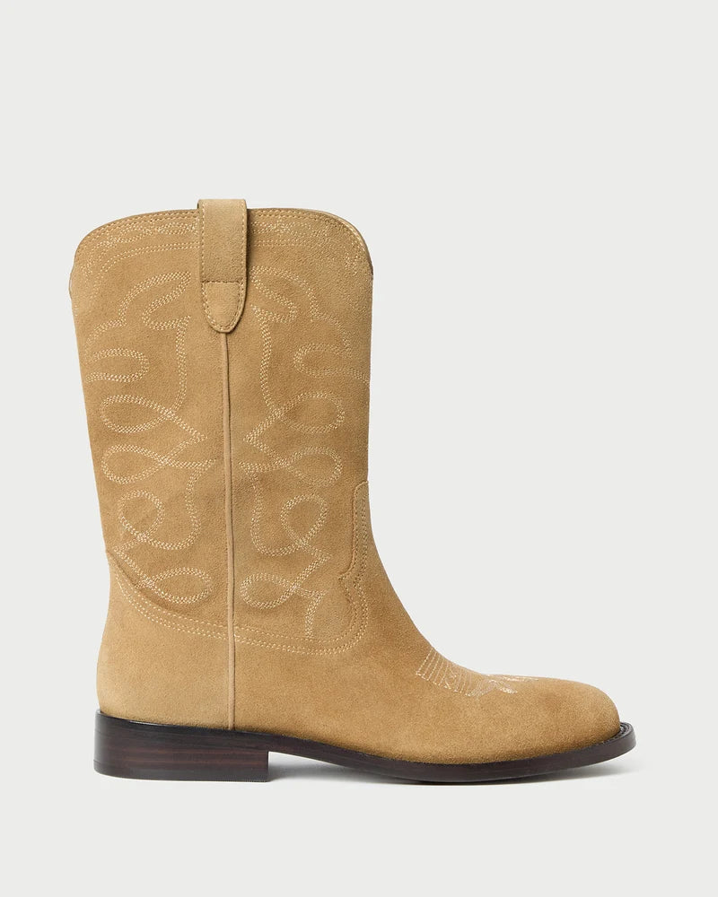 Loeffler Randall | Jett Sand Suede Calf Boot