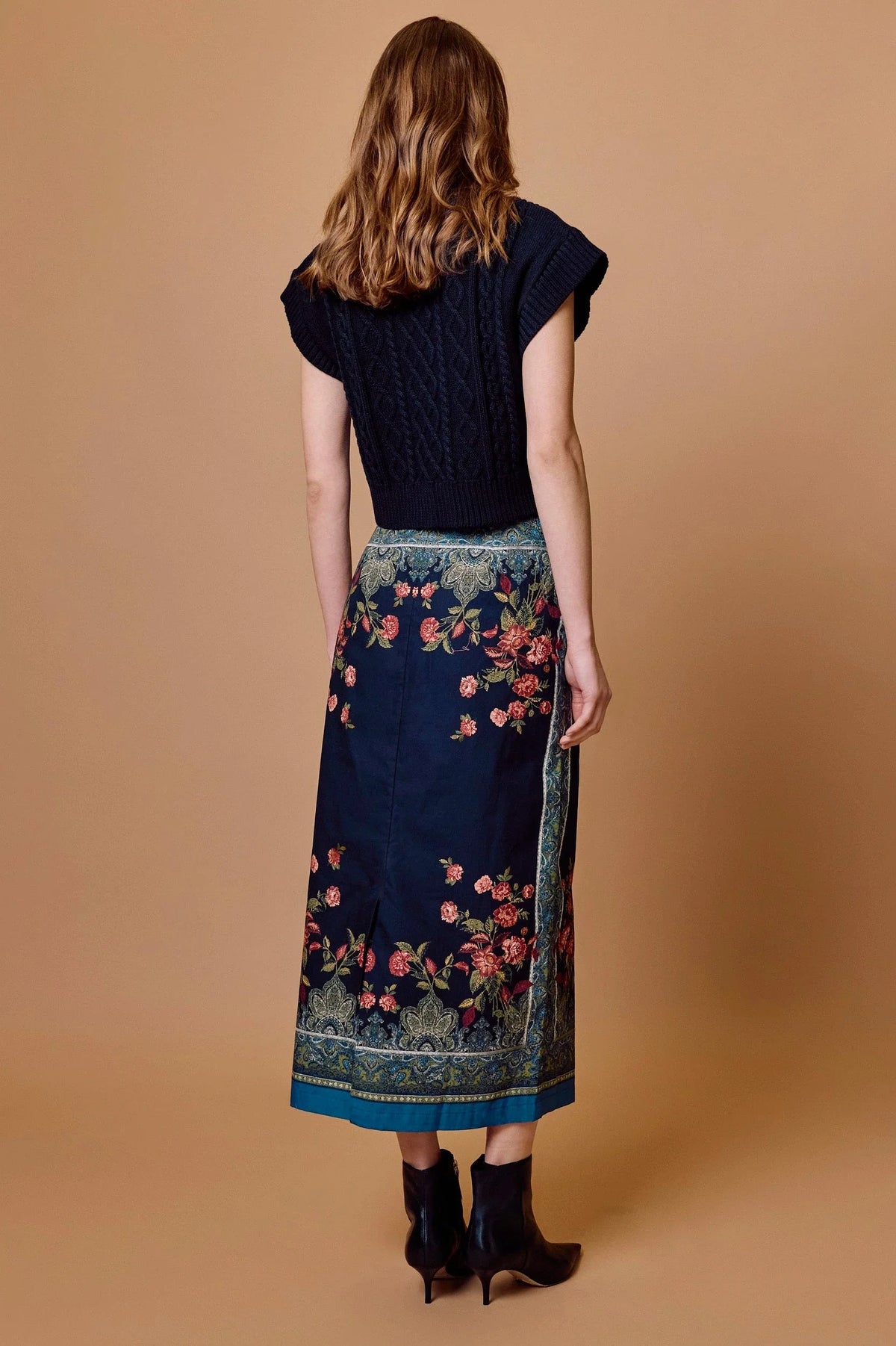 Cleobella | Milena Midi Skirt in Eglantine Print