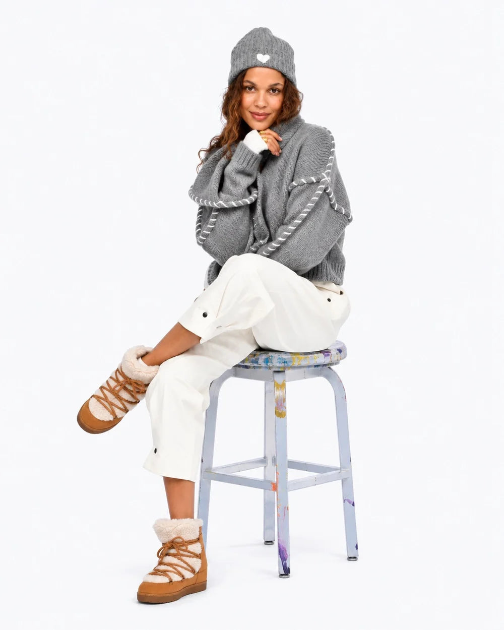 Kerri Rosenthal | Sienna Cardigan in Smoke