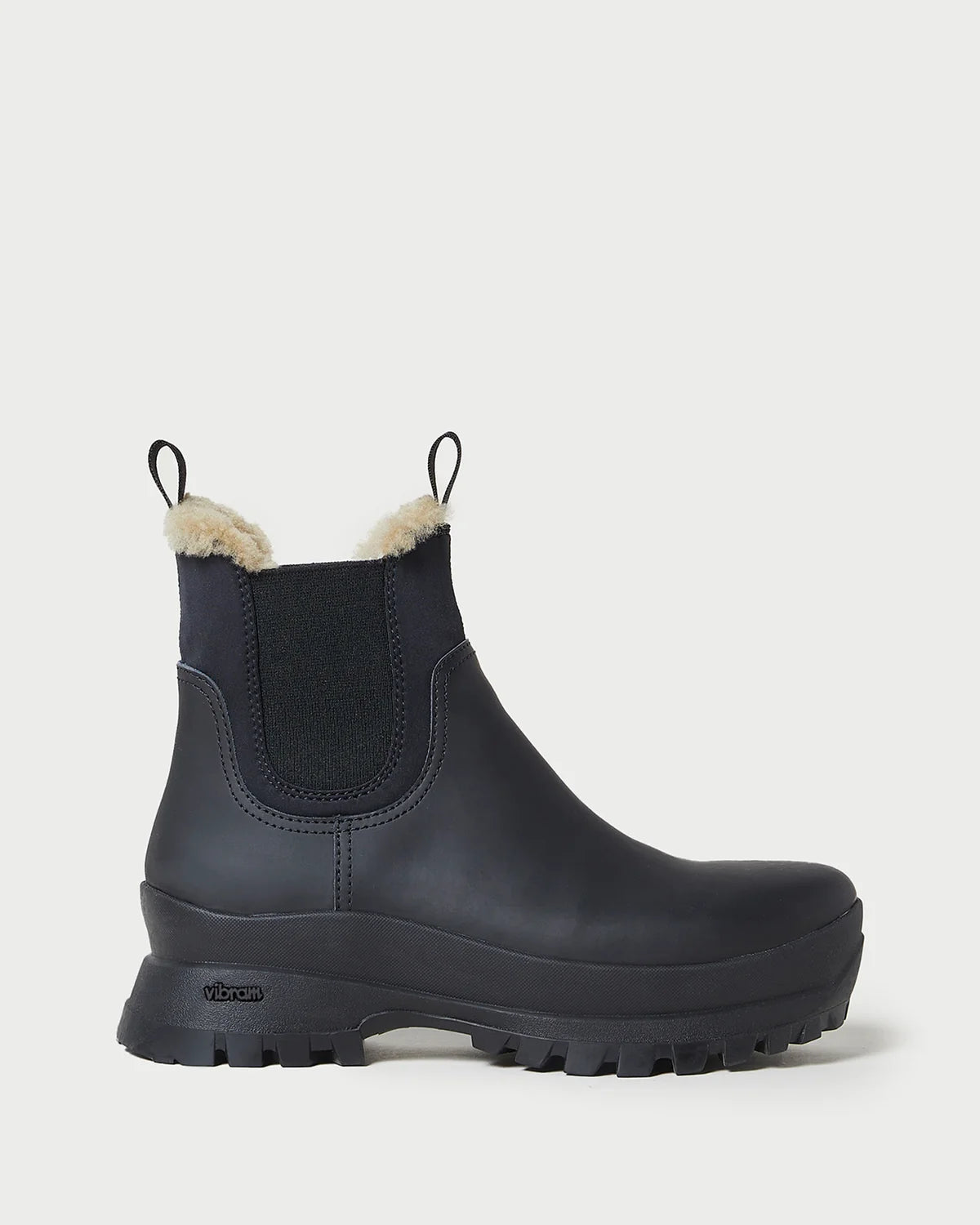 Loeffler Randall | Tara Black Shearling-Lined Boot