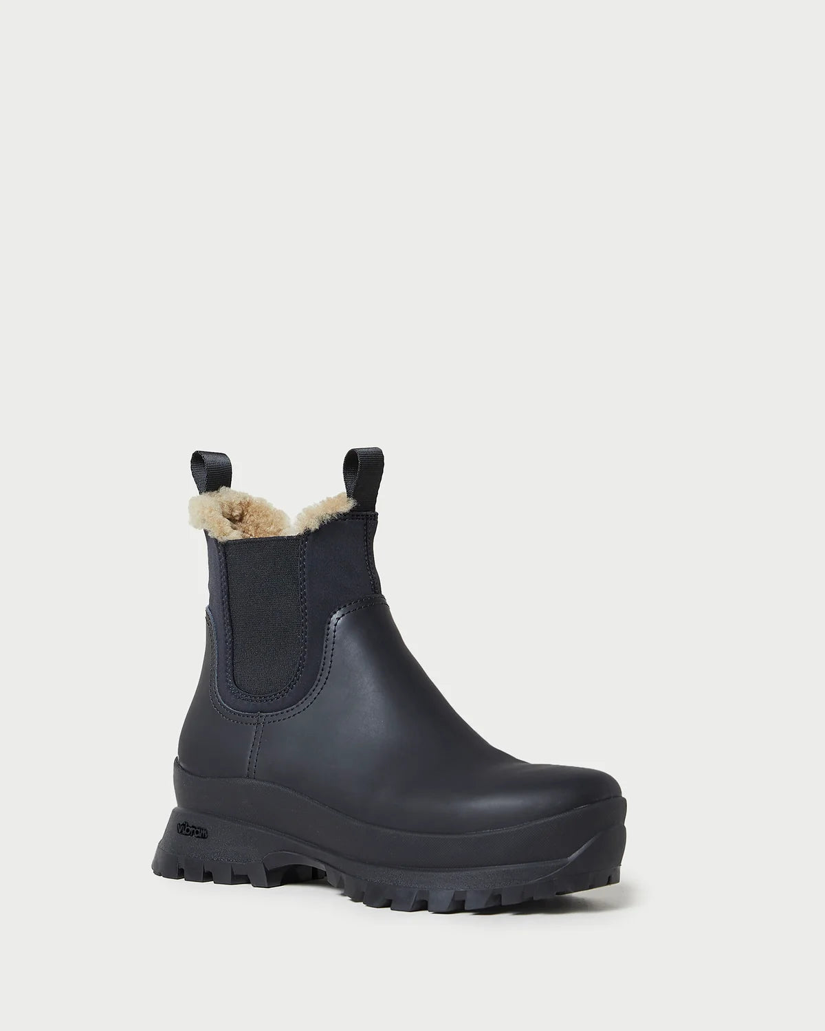 Loeffler Randall | Tara Black Shearling-Lined Boot
